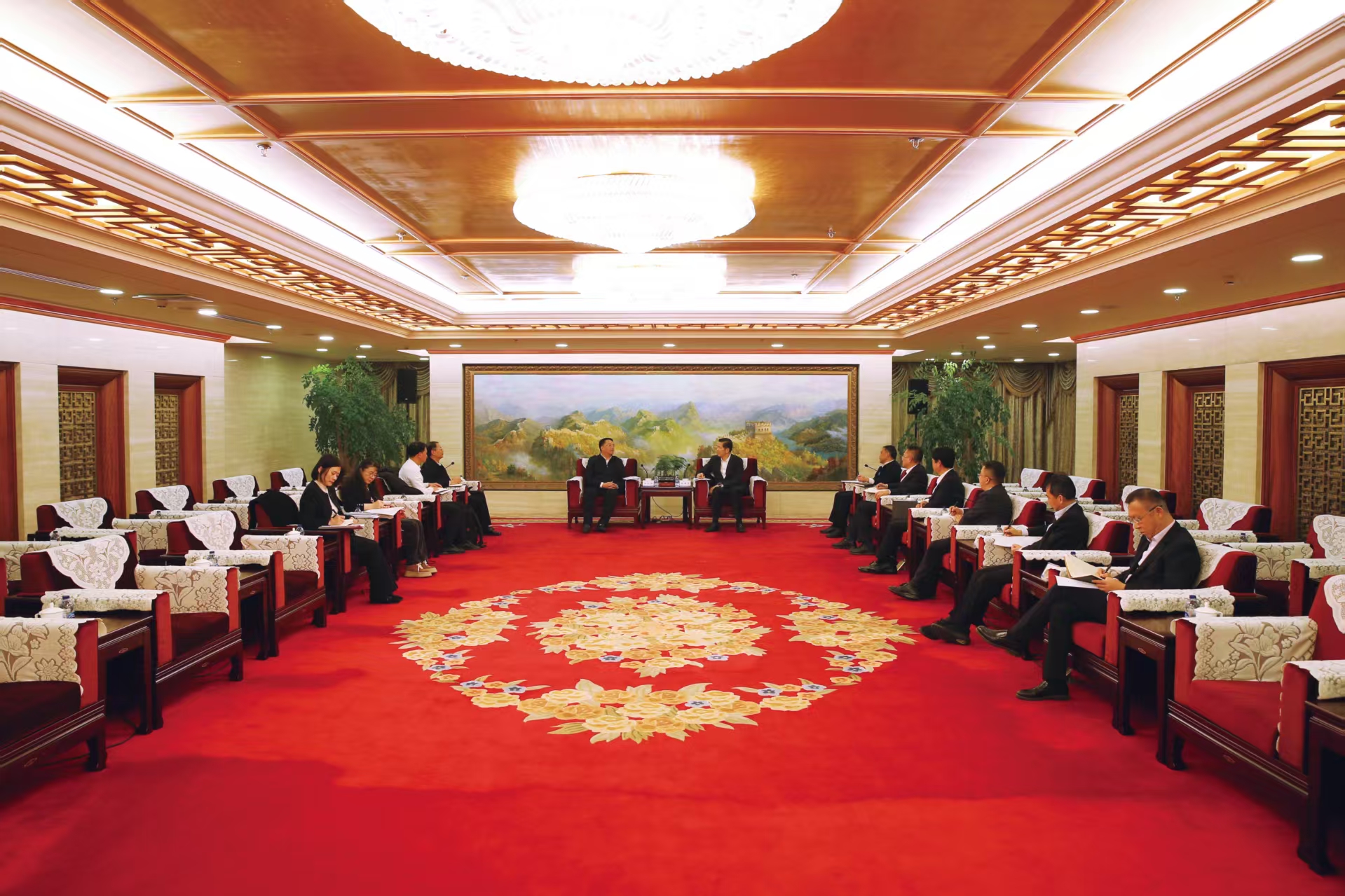 会见现场 最终使用