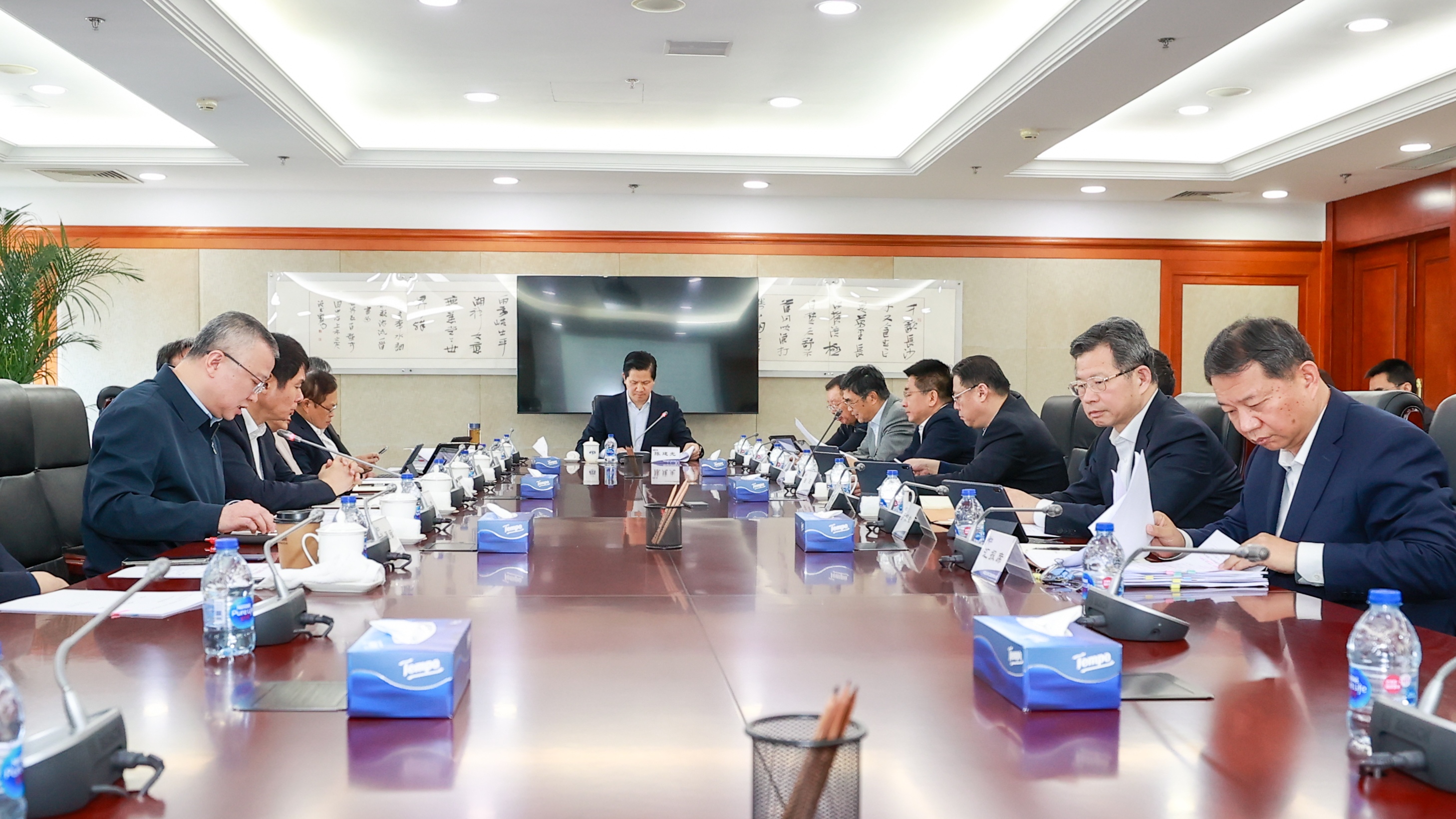 3、中国中冶第三届董事会第五十七次会议现场